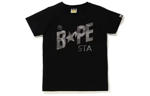 A BATHING APE T Shirts Women's Crew Neck Moderate Straight Fit
