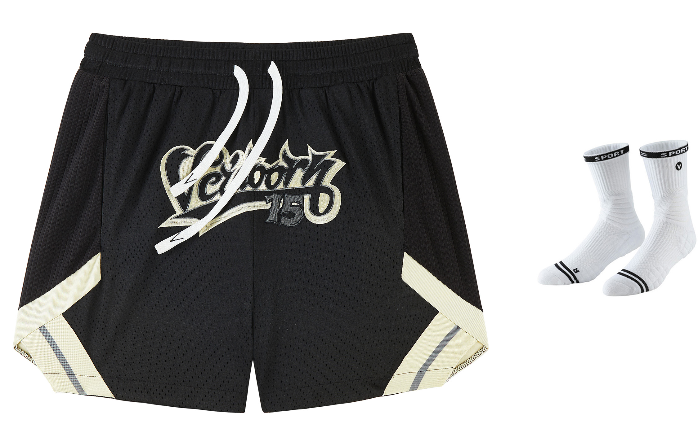 VEIDOORN Unisex Basketball Shorts Swag