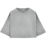 LOEWE Logo Embroidered Cropped T Shirt