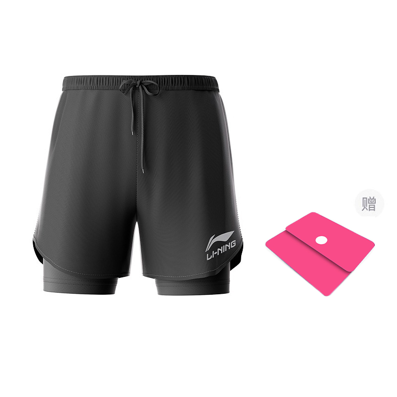 Li Ning Sports Shorts Unisex Black