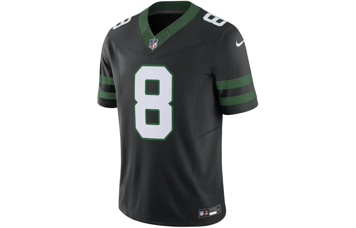 Nike Aaron Rodgers New York Jets Soccer Jersey Men's Black