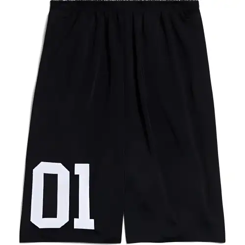 Balenciaga Sports Shorts Men's Black White