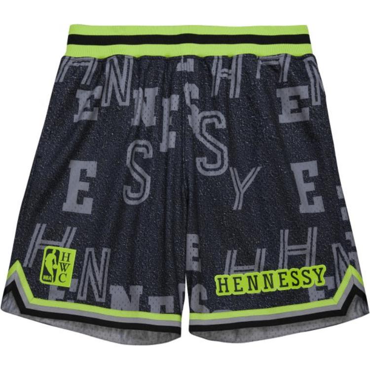 Mitchell Ness x Hennessy SS24 Basketball Shorts Unisex Black