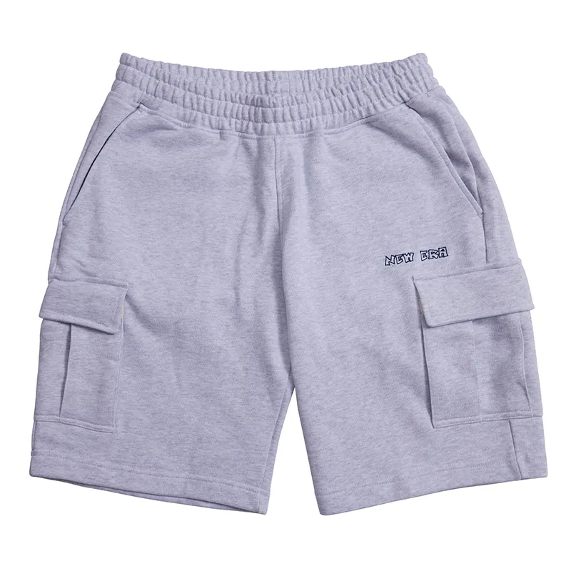 New Era Casual Shorts Unisex Light Gray