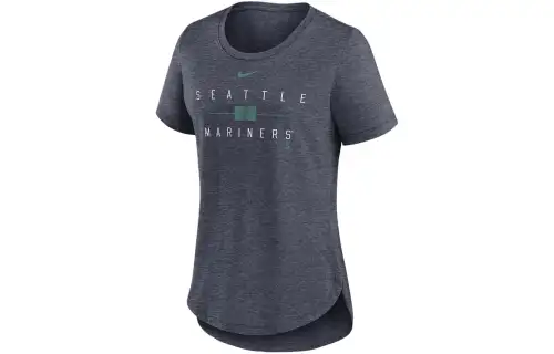 Nike T Shirt Women's Marine Blue Seattle Mariners