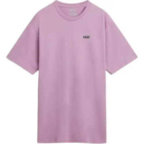 Vans T Shirts Women's Purple Crew Neck Moderate Straight Fit