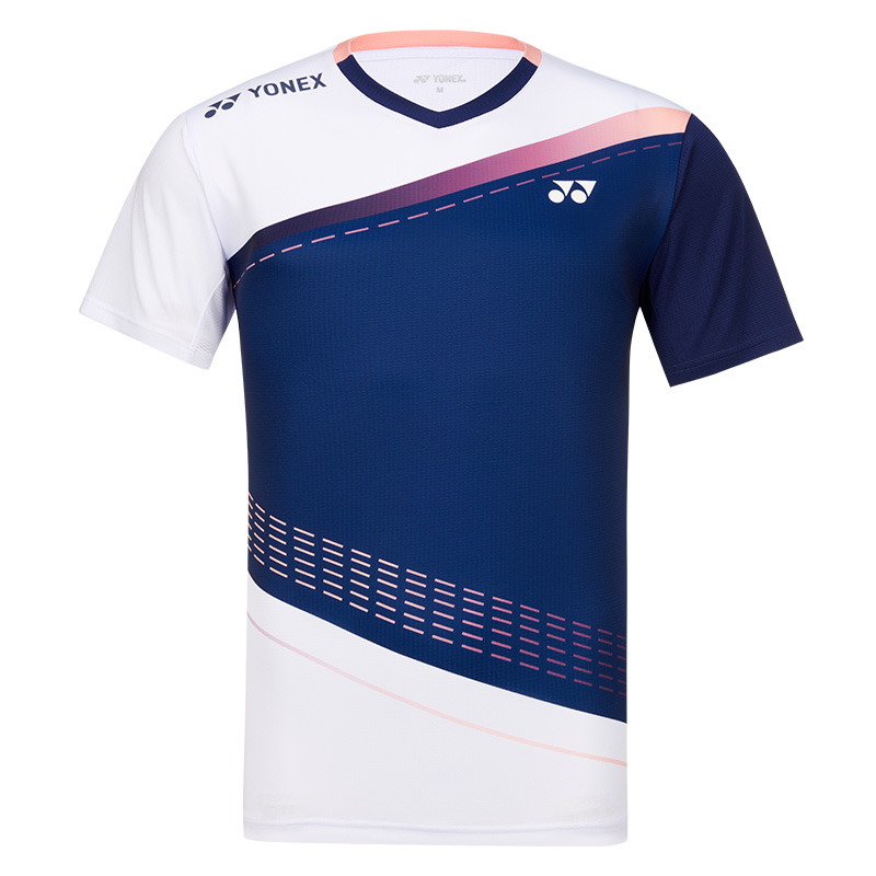 YONEX Badminton Jersey Men’s White Navy Blue