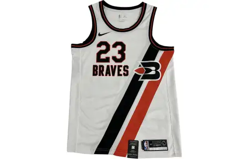 Nike Round neck pull-out striped letter sleeveless basketball jersey Los Angeles Clippers Road Williams No. 23 Men's White