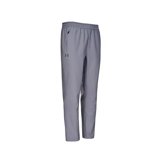 Under Armour Woven Fleece Lined Outdoor Windproof Thermal Casual Pants Unisex Titanium Gray