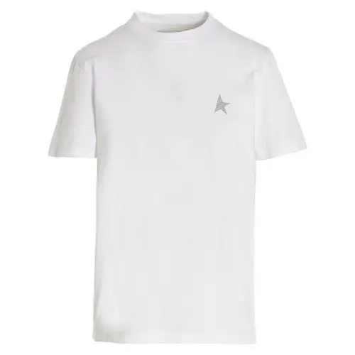 Golden Goose Deluxe Brand Logo Patch Crewneck T Shirt