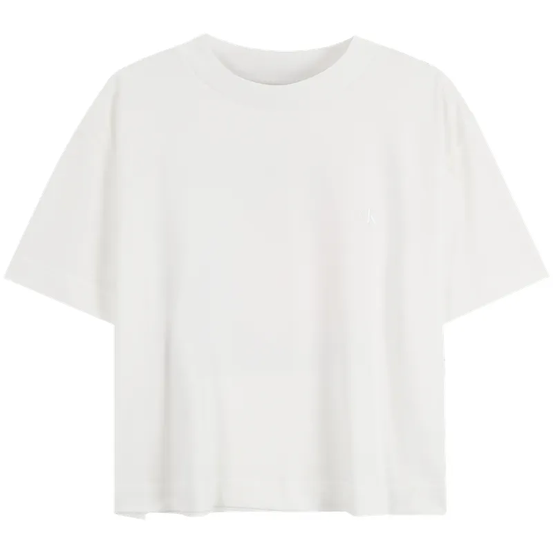 CALVIN KLEIN T Shirt Women's Gift Box Set Included Moon White