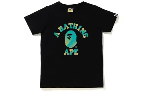 A BATHING APE T Shirts Women's Crew Neck Moderate Straight Fit