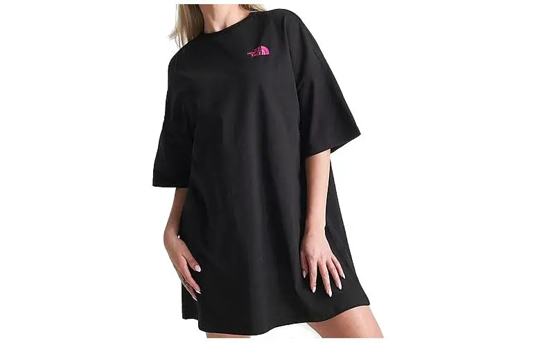 THE NORTH FACE T-Shirts Women's Black Crew Neck Moderate