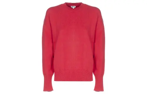 KENZO Sweaters Women's Red Crew Neck Moderate Other