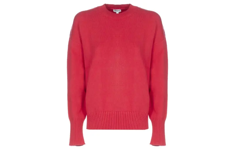 KENZO Sweaters Women's Red Crew Neck Moderate Other