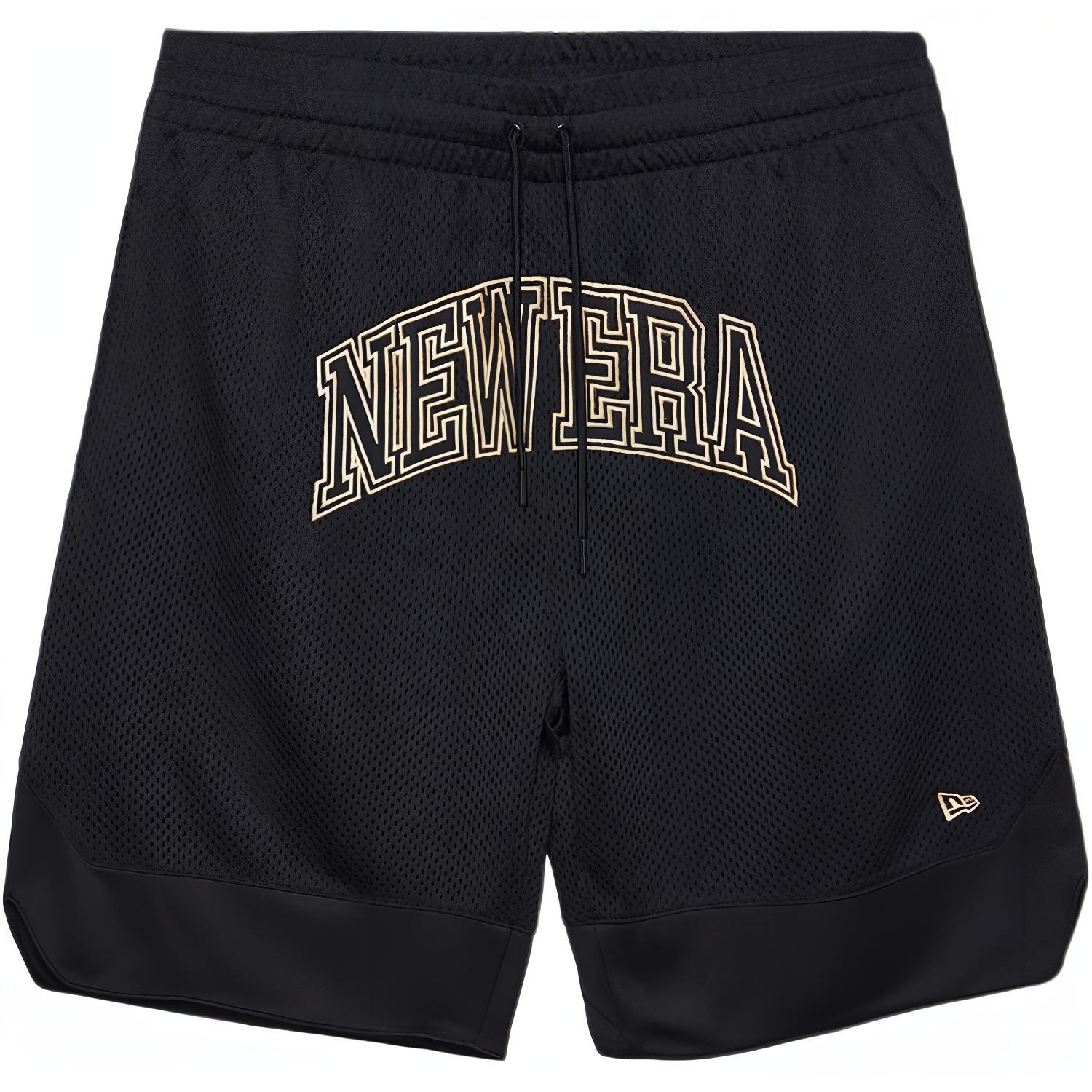 New Era Basketball Shorts Unisex Black