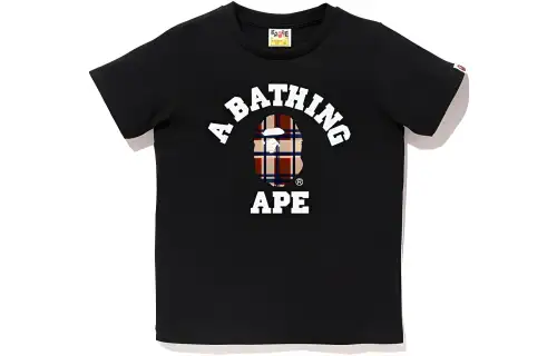 A BATHING APE T Shirts Women's Crew Neck Moderate Straight Fit