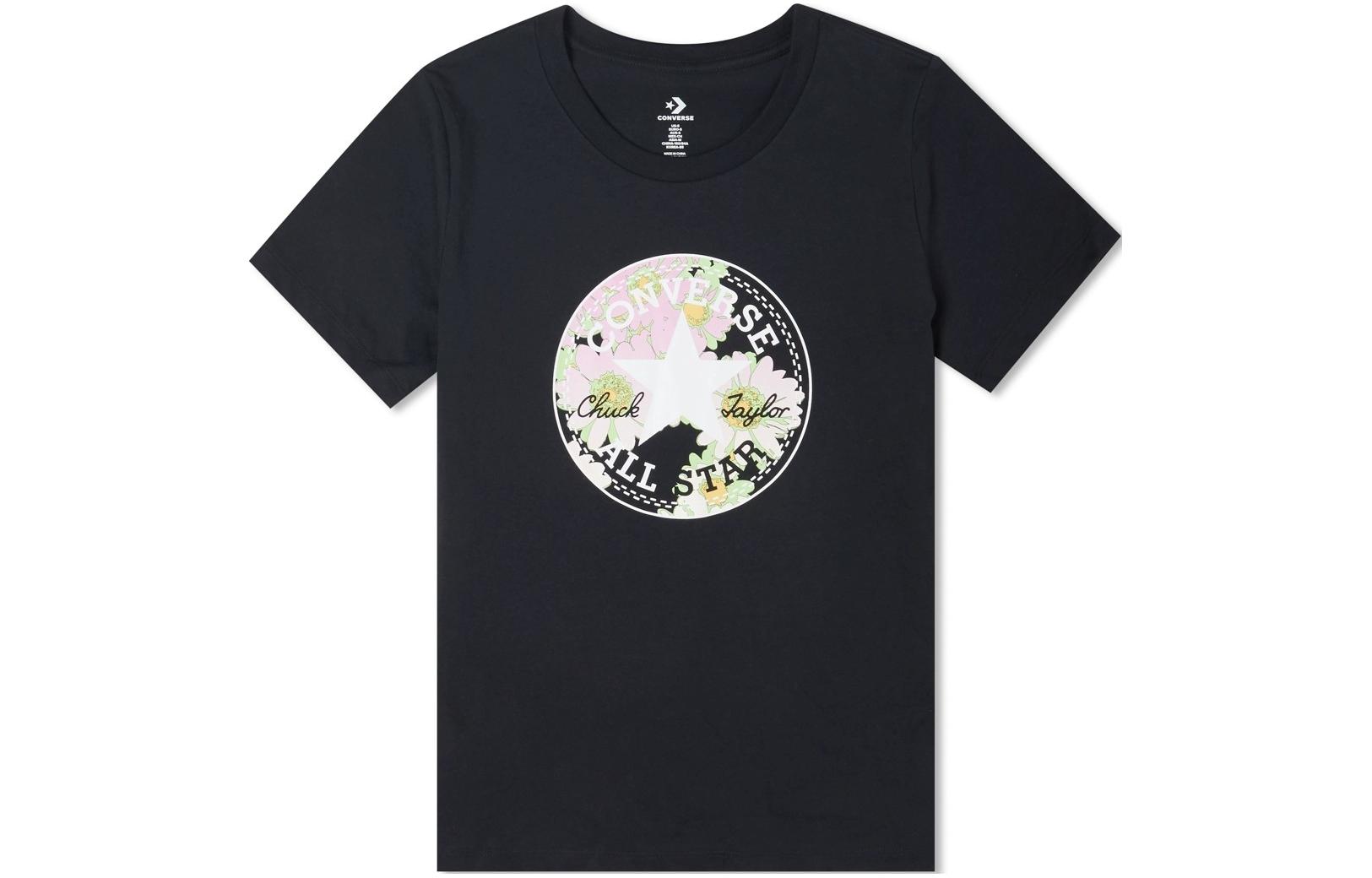 Женская футболка Converse Floral Logo (белая)