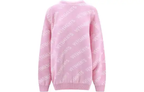 Vetements Sweaters Women's Pink Crew Neck Other