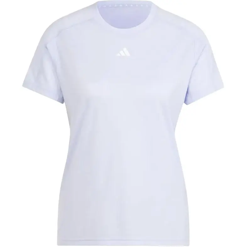 Adidas Clothing T-Shirts Women's White Crew Neck Moderate Straight Fit