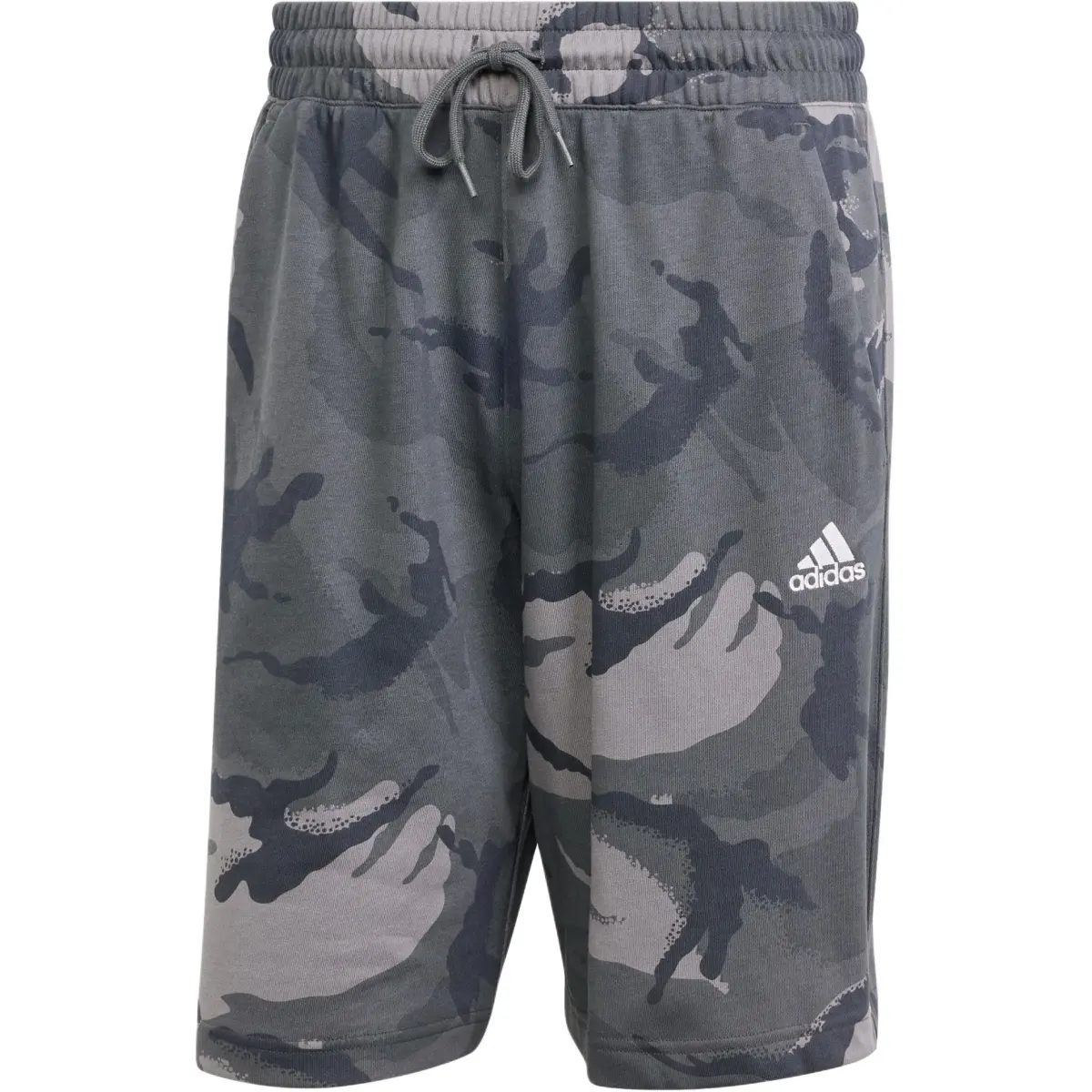 Adidas ESSENTIALS CAMOUFLAGE SHORTS Casual Shorts Men's Solid Dark Gray