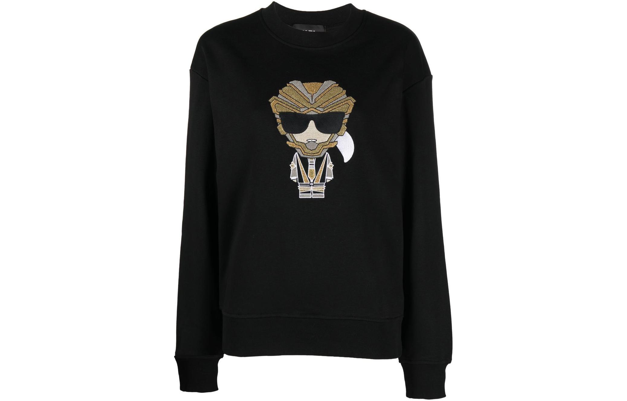 KARL LAGERFELD / Karl Lagerfeld Jeans Graphic-Printed Crewneck Sweatshirt