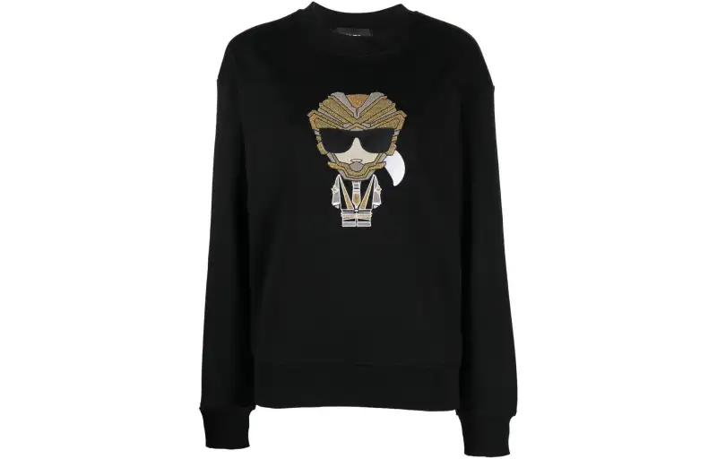 KARL LAGERFELD / Karl Lagerfeld Jeans Graphic-Printed Crewneck Sweatshirt