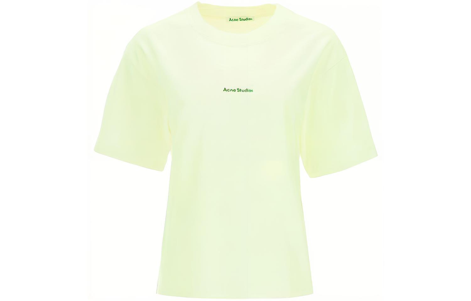 Женская футболка Acne Studios (розовая)