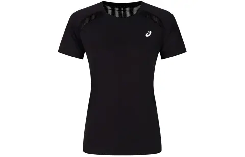 ASICS T-Shirts Women's Black Crew Neck Moderate Other