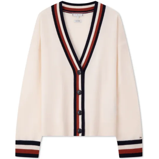 Tommy Hilfiger Sweaters Women's V Neck Moderate Cardigan