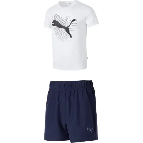 PUMA Casual Sportswear Men's White+Blue