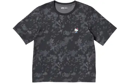 UNIQLO X Sanrio/ T Shirts Women's 08 Dark Gray Crew Neck Moderate Other