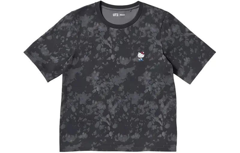 UNIQLO X Sanrio/ T Shirts Women's 08 Dark Gray Crew Neck Moderate Other