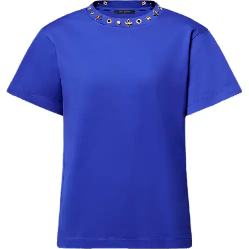 LOUIS VUITTON Regular T Shirt Women's Royal Blue