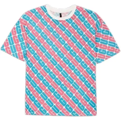 UGG T Shirts Women's Multicolor Crew Neck Moderate Straight Fit