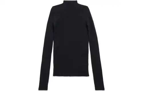 Balenciaga High Neck Knitted Top