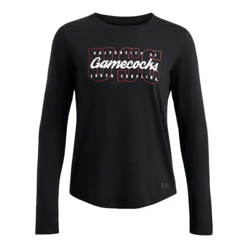 Under Armour Performance CottonCollegiate Regular T Shirt Women's Black