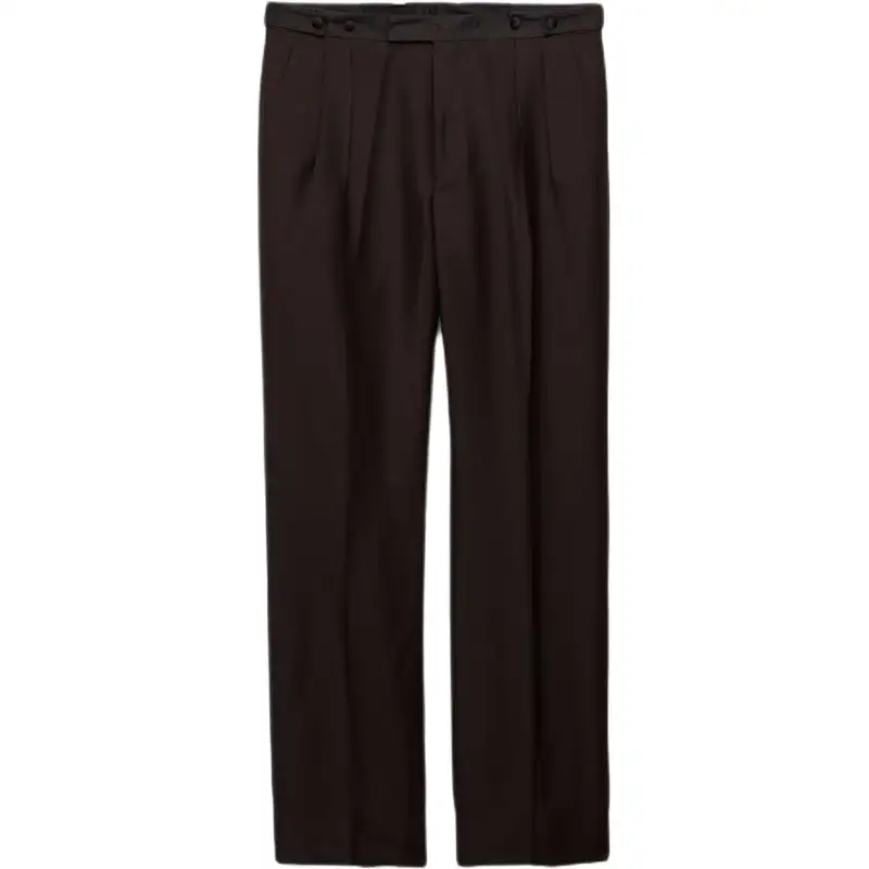 PRADA SS25 Casual Pants Men's Black