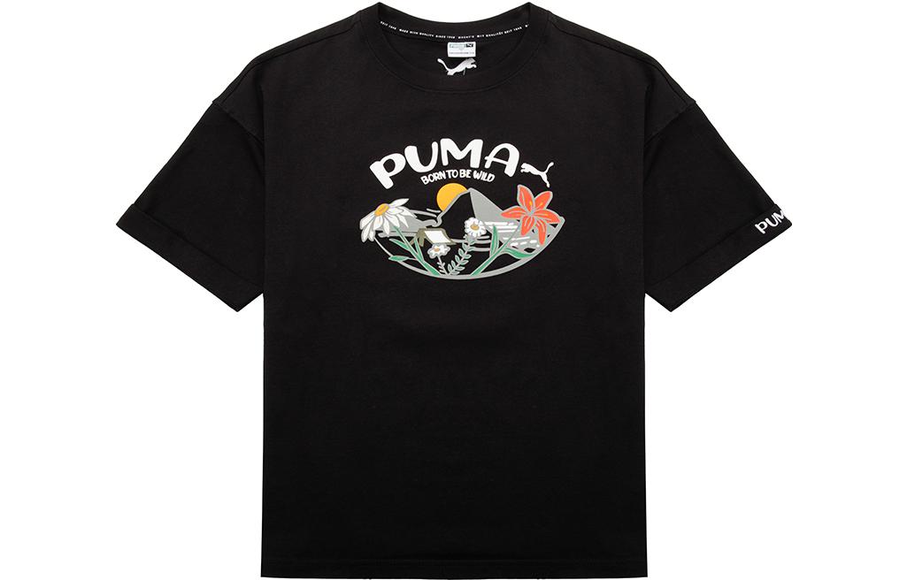 Женская футболка PUMA Retro Tee (черная)