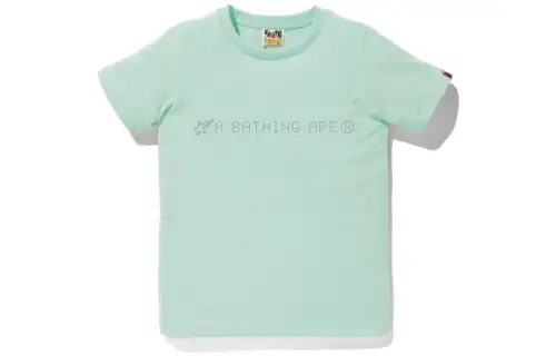 A BATHING APE T Shirts Women's Crew Neck Moderate Straight Fit