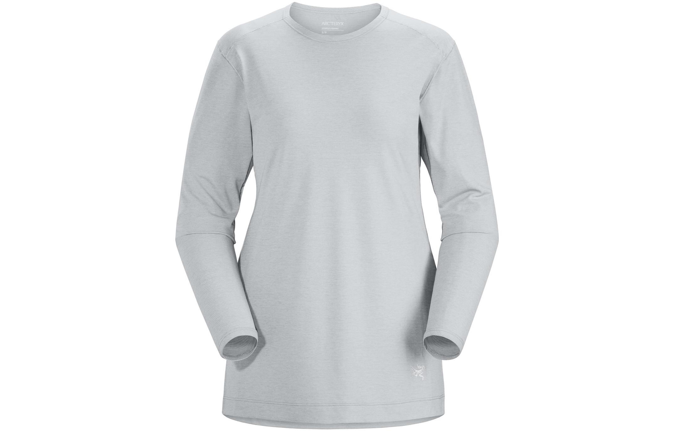 Женская футболка Arcteryx Quadra Crew Ls (черная)