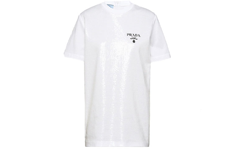 Женская футболка Prada PRADA SS22 T (белая)