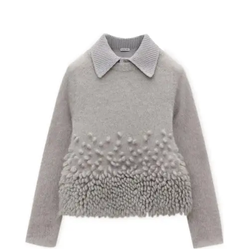 LOEWE 3D Loop Detailed Polo Jumper