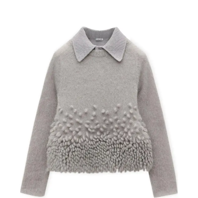 LOEWE 3D Loop Detailed Polo Jumper