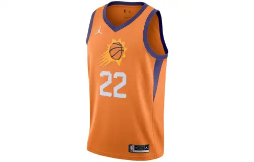 Jordan NBA Casual Sports Digital Basketball Vest Phoenix Suns Deandre Ayton No. 22 Men's Orange