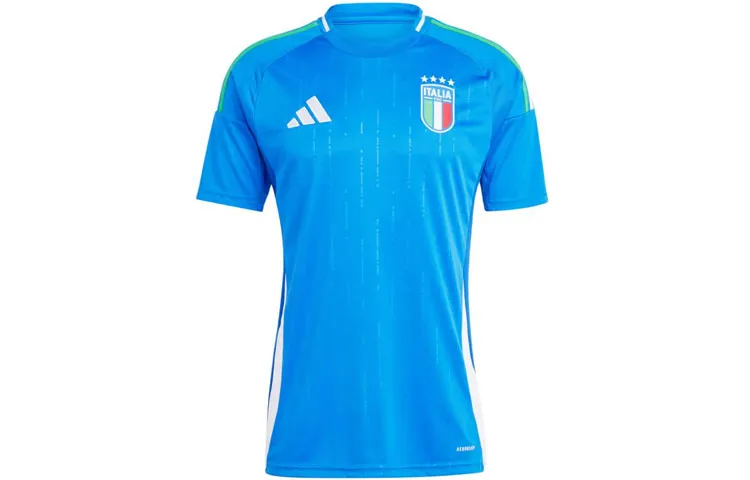 Adidas Italy National Team Soccer Jersey Fan Edition Men's Blue
