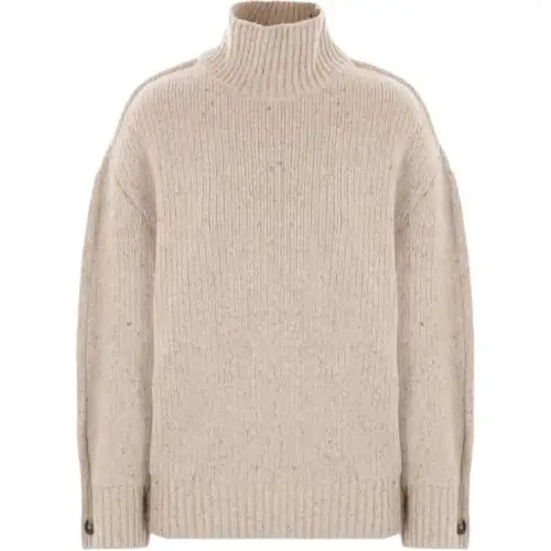 Bottega Veneta High Neck Ribbed Jumper