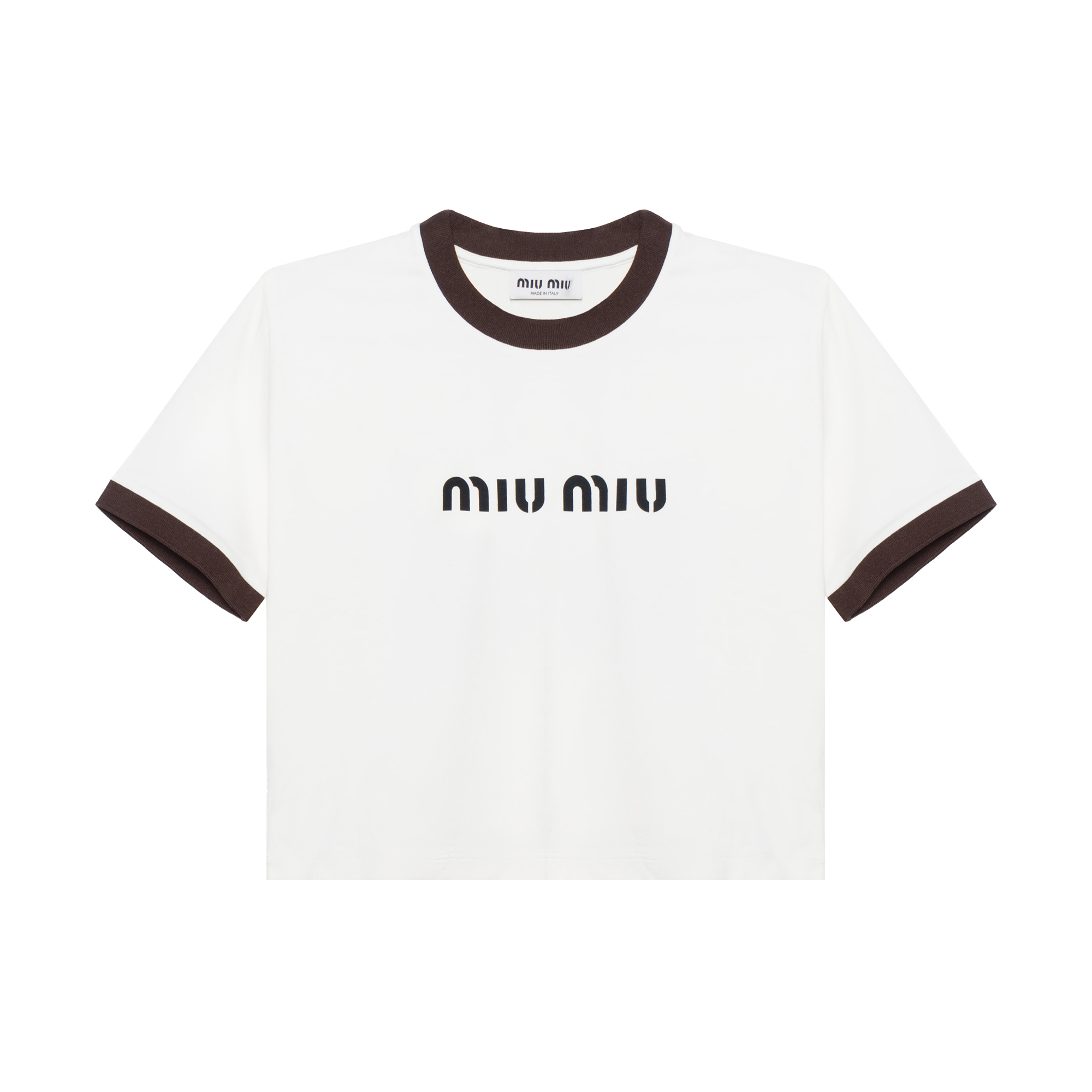 Женская футболка MIU MIU (белая)