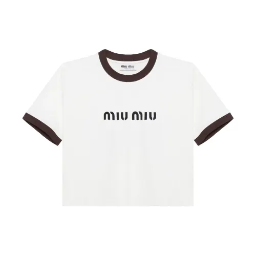 MIU MIU Regular T Shirt Women's White