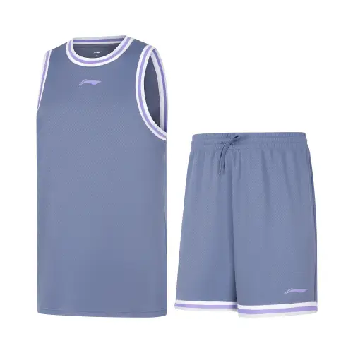 Li Ning, basketball breathable set, with your logo imprint, men's style